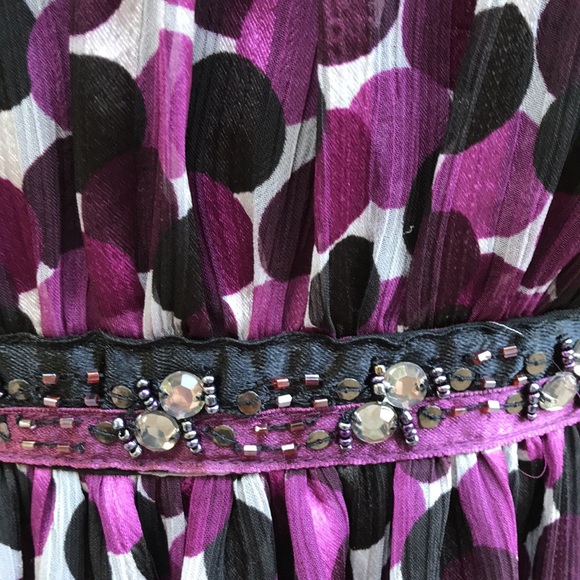 Fun dotted Motherhood dress M - Picture 3 of 6